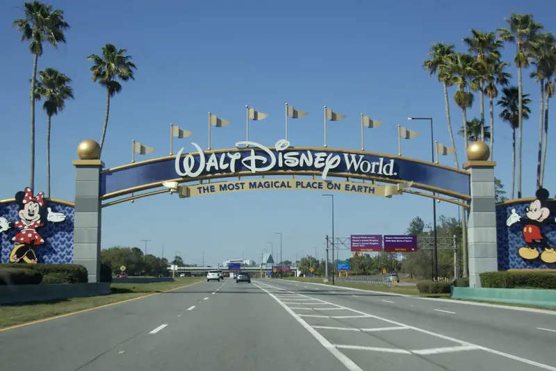 Portal de entrada do Walt Disney World