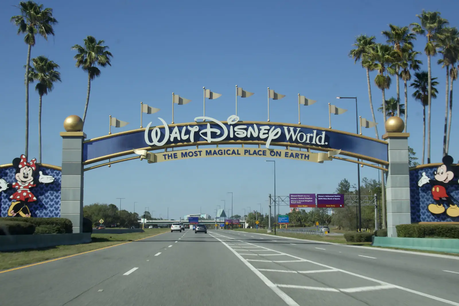 Portal de entrada do Walt Disney World