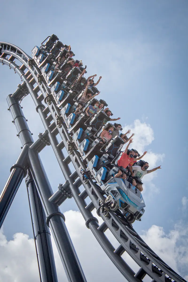 Montanha-russa no Islands of Adventure